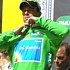 Kim Kirchen dans le maillot vert pendant le Tour de France 2008